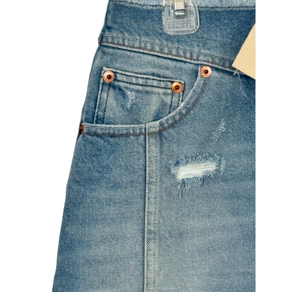 SER.O.YA Button Fly Denim Mini Skirt Size 29 New - Picture 5 of 7